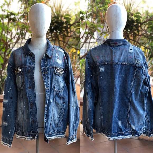 INC International Concepts Jackets & Coats New Inc Mens Denim